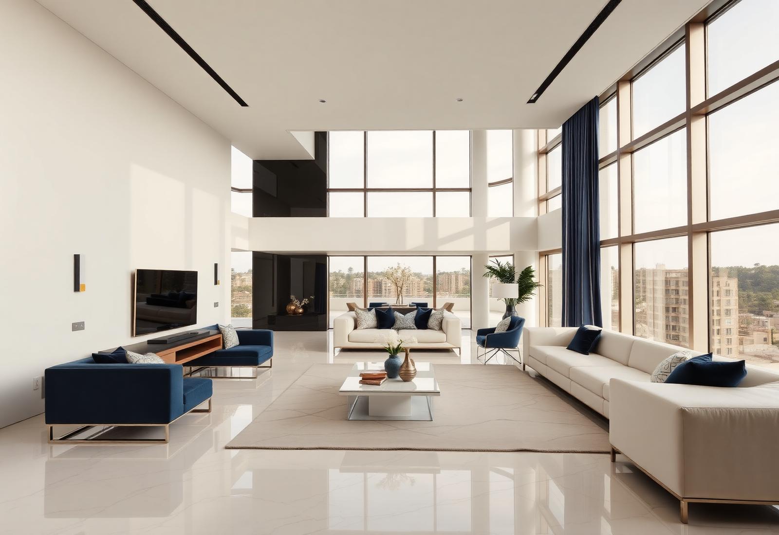Immaculate luxury living room